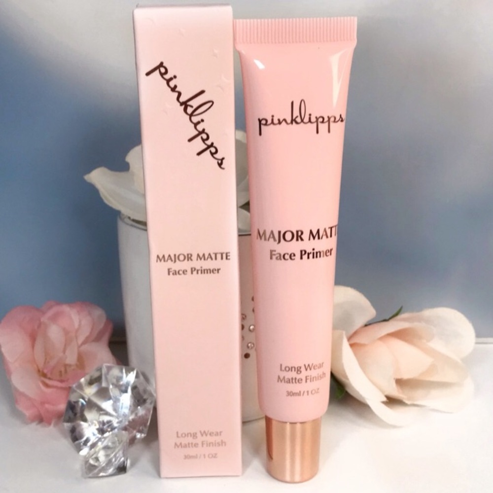🟢 3/$19! Pinklipps Major Matte Primer Blurring Smoothing Blemishes 30ml *BNIB